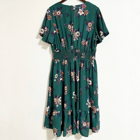 ModCloth Peach Love Through and Through Floral Midi Dress - Picture 3 of 14